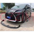Alphard Front nyuma bumper mdomo kits sehemu